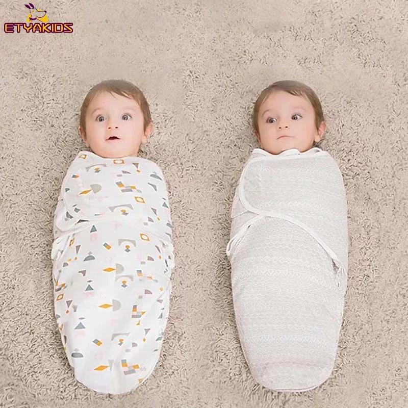 Baby Sleep Sack - ถุงนอนสำหรับทารก0-6เดือนผ้าคอตตอน100% ผ้าหุ้มตัวเด็กทารกแรกเกิดผ้าห่อตัวเด็ก