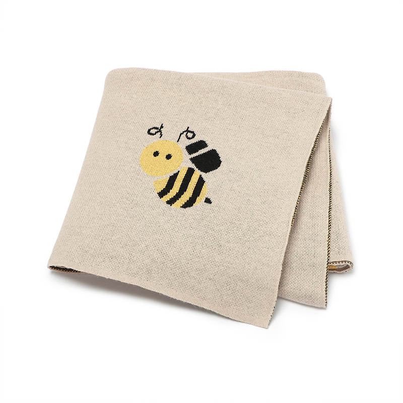 Baby Sleep Sack - ผ้าห่มสำหรับเด็กแรกเกิดผ้าฝ้ายถัก Sleepsack Breathable ทารกเด็กเตียงน่ารัก Bees ผ้าห่มรถเข็นเด็ก