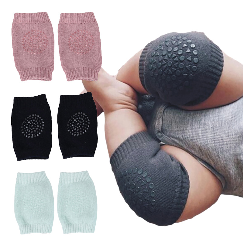 Baby Knee Pad Crawling - ตาข่ายนุ่มเทอร์รี่เด็กขาอุ่นเด็กวัยหัดเดินเด็ก Kneepad Protector Non-SLIP Dispensing ความปลอดภัย