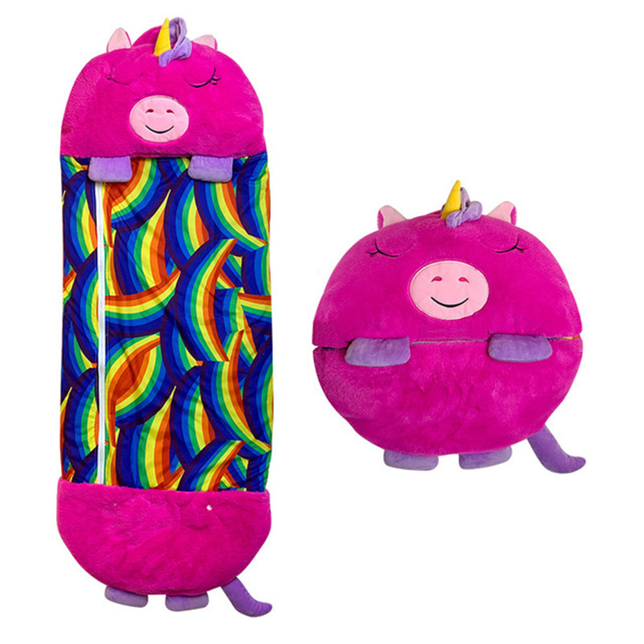 Baby Sleep Sack - เด็กการ์ตูนถุงนอนพร้อมหมอนสําหรับของขวัญวันเกิดเด็ก Comfy Plush WARM Sleepy กระสอบสัตว์เด็กชายหญิงนุ่ม