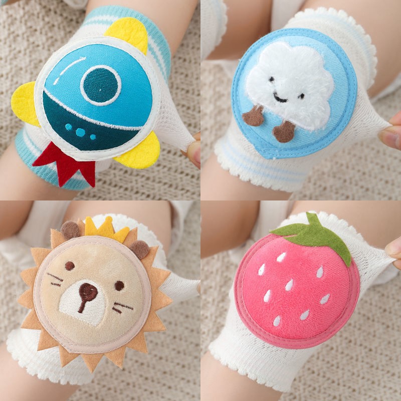 สนับเข่าการ์ตูนน่ารักสำหรับเด็ - Baby Knee Pad Crawling บทวิจารณ์และราคา