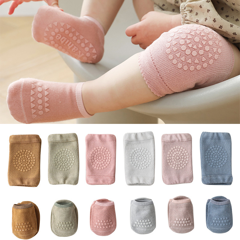ความปลอดภัยเด็กเข่า Pads ถุงเท - Baby Knee Pad Crawling บทวิจารณ์และราคา