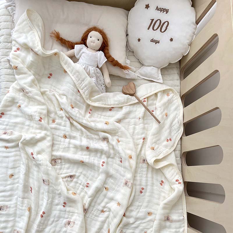 ผ้าห่มมัสลินใยไผ่ 4 ชั้น ผ้าห่ - Baby Sleep Sack บทวิจารณ์และราคา