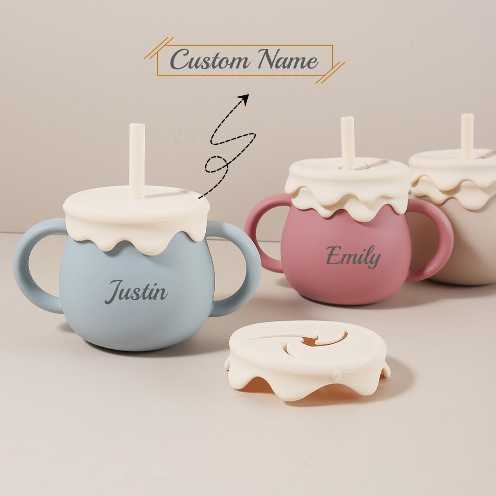 แก้วน้ำเด็กแบบส่วนตัว 280 มล.  - Baby Products Cream บทวิจารณ์และราคา