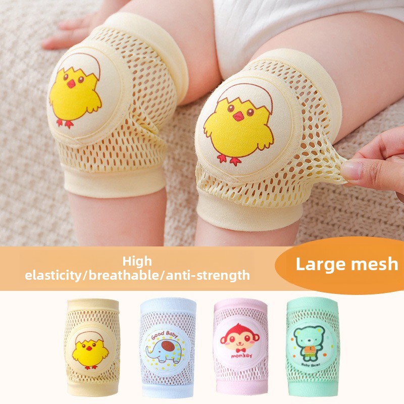 แผ่นรองเข่าเด็ก 1 คู่ - ป้องกั - Baby Knee Pad Crawling บทวิจารณ์และราคา