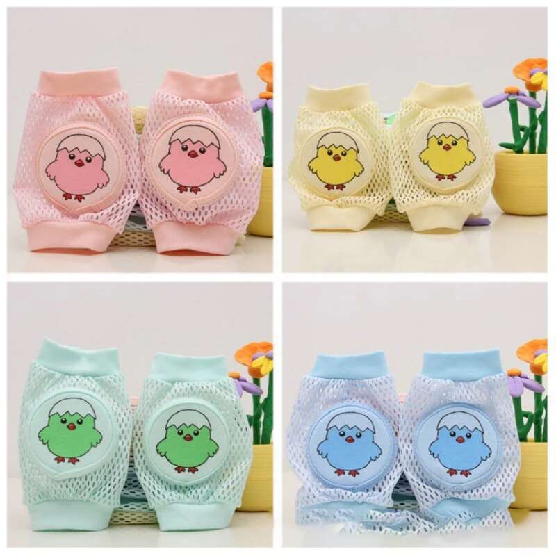 แผ่นรองเข่าเด็กเล็ก ป้องกันการ - Baby Knee Pad Crawling บทวิจารณ์และราคา