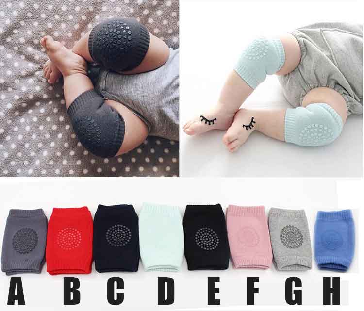 ตาข่ายนุ่มเทอร์รี่เด็กขาอุ่นเด - Baby Knee Pad Crawling บทวิจารณ์และราคา