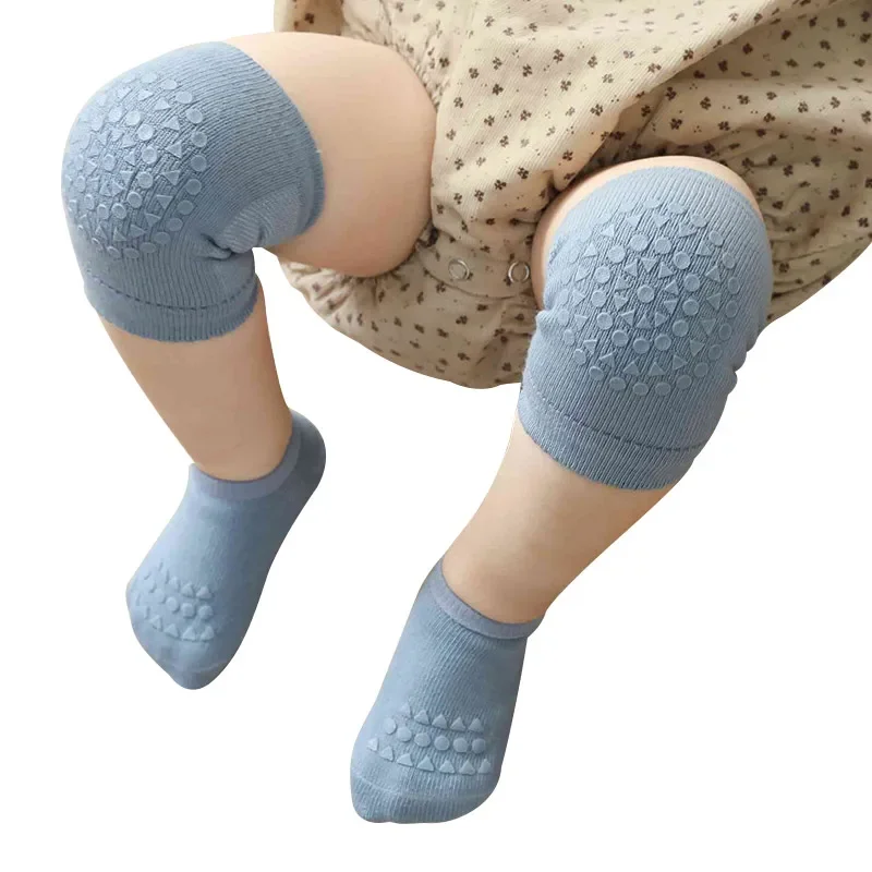 เด็กเข่า Pads ถุงเท้าชุดสีทึบถ - Baby Knee Pad Crawling บทวิจารณ์และราคา