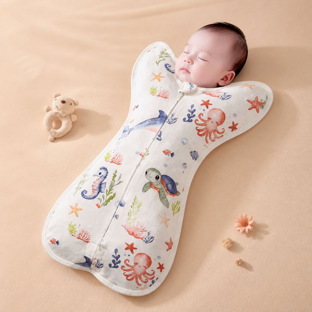 ผ้าห่อตัวเด็กทารกผ้าฝ้าย พร้อม - Baby Sleep Sack บทวิจารณ์และราคา